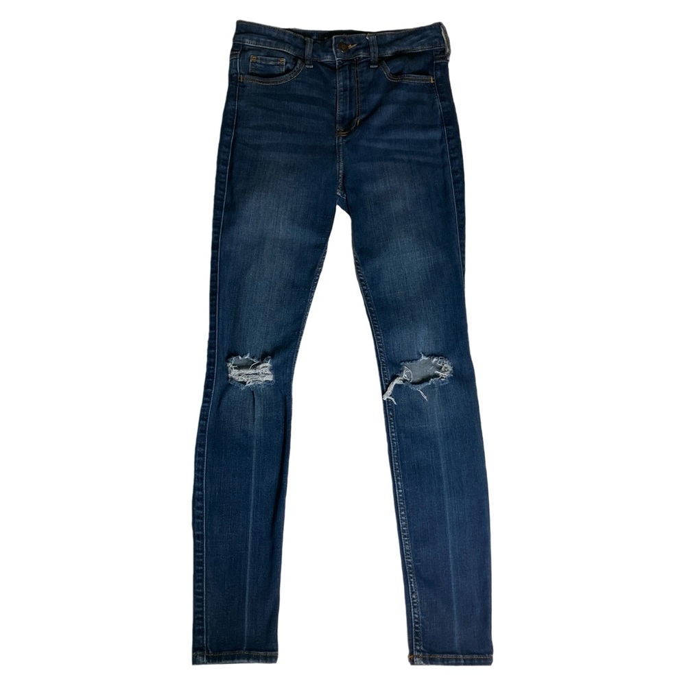 Hollister Women's High-Rise Distressed Skinny Classic Stretch Jeans Size 1 Short